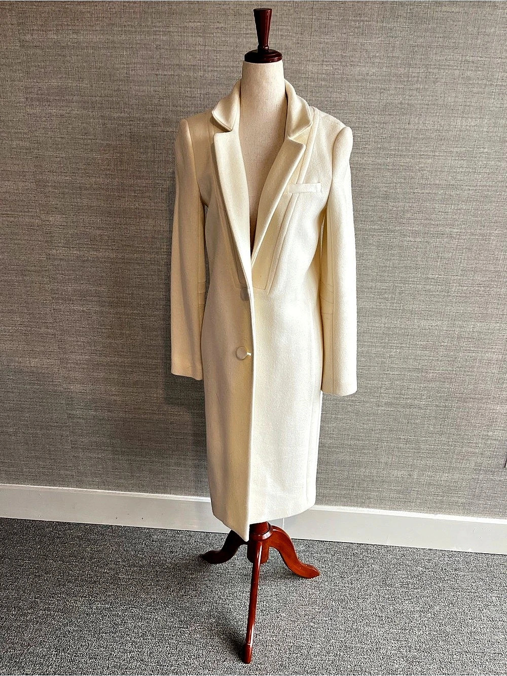 Yael Azrouël NY Double Faced Winter Wool Long Coat Size 4